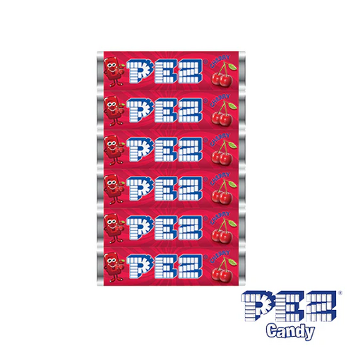 Pez Candy Refills Cherry 6 Pack - New, Sealed