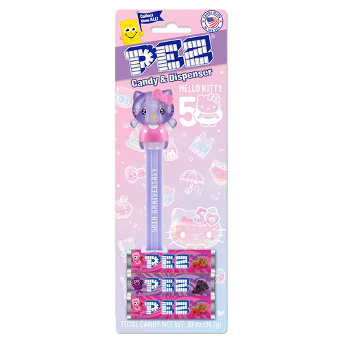 Pez Sanrio Hello Kitty 50th Anniversary Crystal Limited Edition Candy & Dispenser - New, Sealed