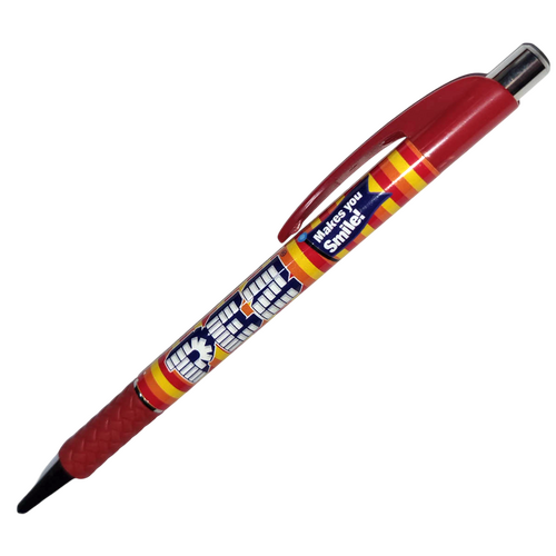 Pez Candy Stripes Collectible Pen (Retractable, Blue Ink) - New