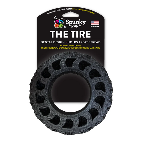 Spunky Pup 'The Tire' Dental Dog Toy - Large - New, With Tags