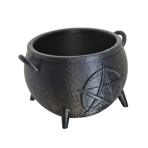 Supportive Solutions 3D Printed Cauldron Planter - Large - New, Handmade [Colour:Rainbow]