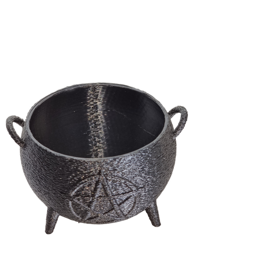 Supportive Solutions 3D Printed Cauldron Planter - Small - New, Handmade [Colour:Rainbow]