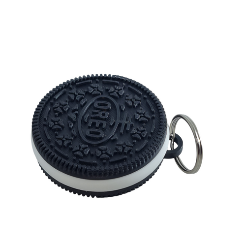 Supportive Solutions 3D Printed Choc Cookie ClicKey Fidget Keychain - One Size - New, Handmade [Colour:Black]