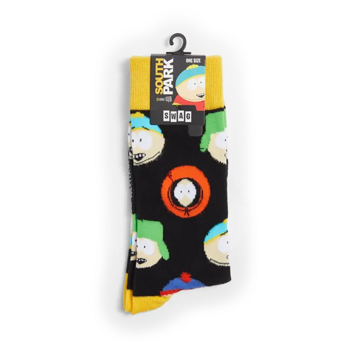 South Park Cast Crew Socks By Swag - One Size Fits Most - New