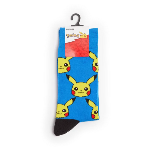 Nintendo Pokemon Pikachu Crew Socks By Swag - One Size Fits Most - New