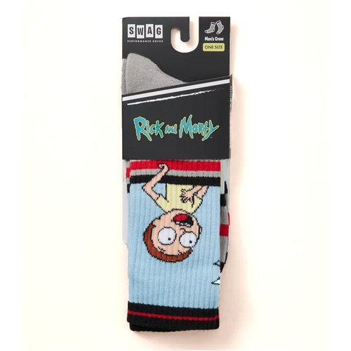 Rick And Morty Sports Crew Socks - New