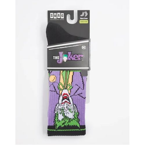 Batman The Joker Sports Crew Socks By Swag - New