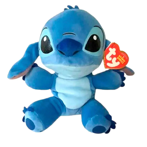 TY Disney 8" Stitch (Lilo & Stitch) Beanie Baby - New, With Tags