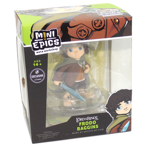 Weta Workshop Mini Epics Vinyl Figure - Lord Of The Rings Frodo Baggins - New, Mint Condition