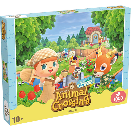 Winning Moves Animal Crossing - New Horizons 1000 Piece Jigsaw Puzzle - New, Sealed